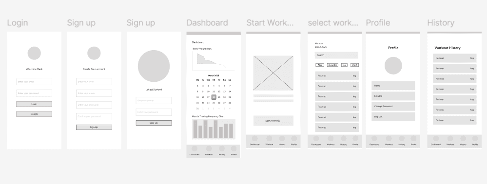 wireframes
